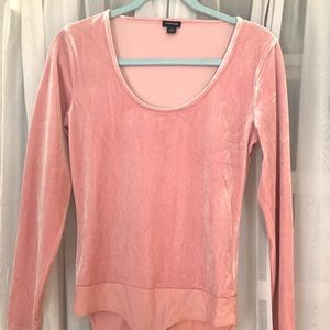 J Crew velvet bodysuit